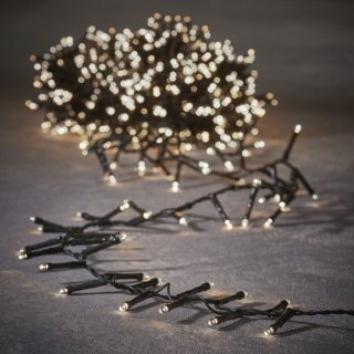 Luca Lighting kerstverlichting lichtsnoer - 20m - 1000 lampjes warm wit - flashfunctie