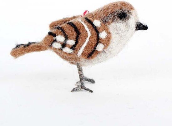 Vilten vogeltje musje 10cm