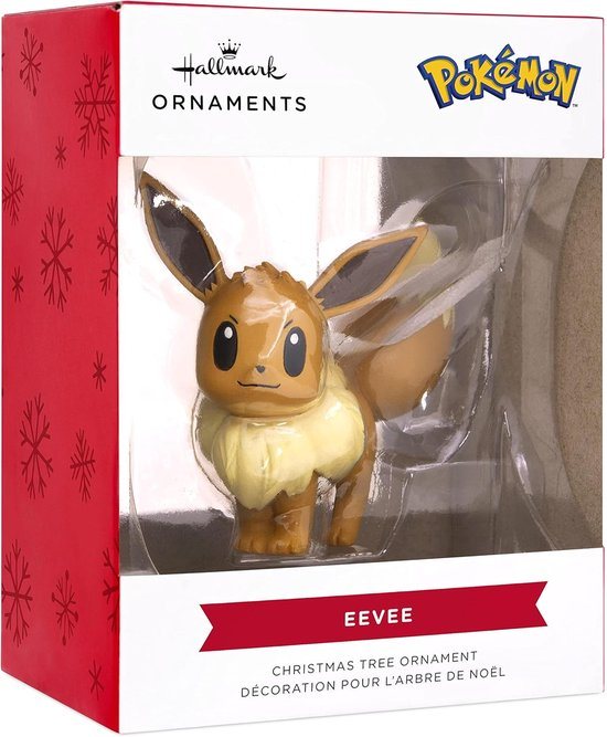 Hallmark Pokemon Eevee kerstornament - Kerstbal - 6 cm