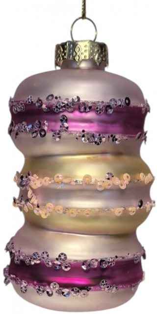 Stapeltje Macarons kerstbal - Lauco