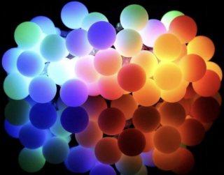 Gekleurde Feestverlichting - 50 Lampen - 15 Meter - Party lights LED voor Binnen of Buiten - Lichtsnoer Buiten - Tuinverlichting - Partyverlichting - Lichtslinger - Buitenverlichting