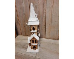 Kerst - Kerstdorp - Huis - Verichting - Hout - Sneeuw