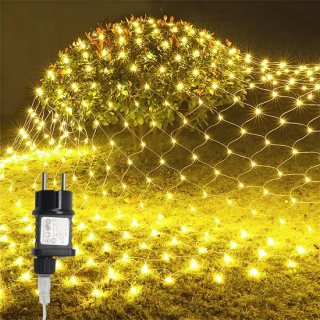 LED Netverlichting Lichtnet - Kerstverlichting Lichtnetten - Lichtgordijn - Tuinverlichting - Boomverlichting - IP44 Voor binnen & buiten - Warm Wit 3x2M