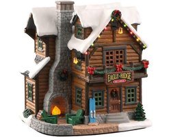 Sfeervol Ski Lodge Dorp Huisje met Verlichting