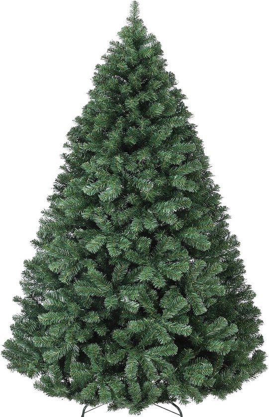 Kunstkerstboom 180 cm – 760+ takpunten – industriële PVC – inklapbare, verzwaarde metalen standaard – voor thuis en kantoor