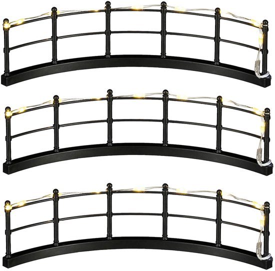 Luville - Fence Warm White Round - Top Lighting - Set van 3