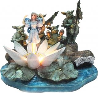 Luville Efteling Miniatuur Indische Waterlelie - L13,5 x B10,5 x H10,5 cm