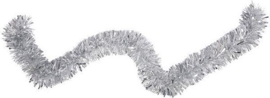 Kerstslinger - Zilver 2 meter - Ø15 cm