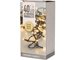 Kerstverlichting - Warm wit - 40 LEDs - 3 m - Kerstversiering - Buiten