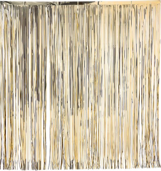 Feeric Christmas Engelenhaar slierten - 1x zakje - goud - 50 x 50 cm - folie - lametta