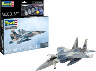 Revell Modelbouwpakket Vliegtuigen - 63778 Boeing F-15C Eagle - Amerikaans Militair Vliegtuig - Straaljager - Model Set Plastic - 1:72 - Modelbouw