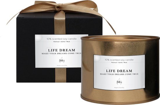 Luxe Geurkaars Geschenkset Vanille – Cadeau – Muskus – Patchoeli – Kaarsen – Kaarshouder – Geurkaarsen Cadeau voor in Huis – Scented Candle – Decoratie – Kerstcadeau – Kerstmis – Soja – Luxe – Interieur