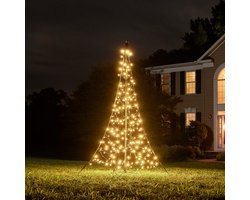 Fairybell Kerstboom voor buiten - All Surface / Geschikt voor alle ondergronden - 200CM-240LED Warm wit met twinkle
