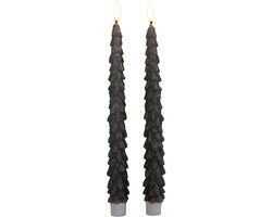 Annas collection - Dinerkaars kerstboom 27 cm taupe