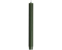 Rustik Lys Dinerkaarsen XL - Pak van 20 Stuks - Jacht Groen - 2,6 x 30 cm