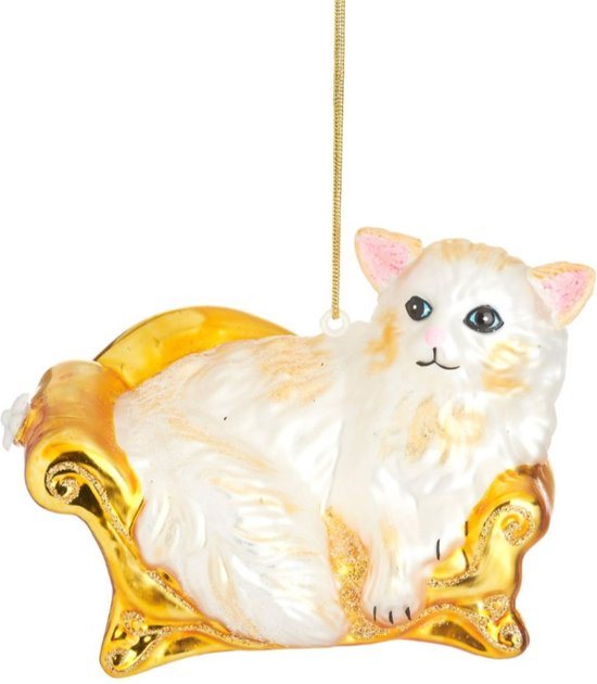 Verwende kat kerstbal - Sass & Belle