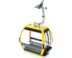 Jaegerndorfer - 88502 Gondel Omega IV 10 Geel Miniatuur Model - 1:32 - Kerstdorp