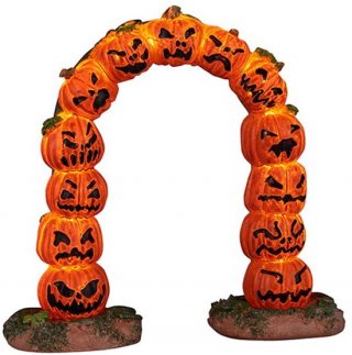 Spooky Town - Pumpkin Arch - Met Licht