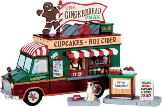 Lemax - The Gingerbread Man - Set Of 3 uit de 2017 Collectie