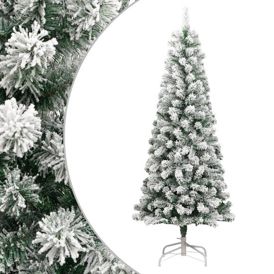 vidaXL - Kunstkerstboom - met - scharnieren - en - sneeuw - 240 - cm