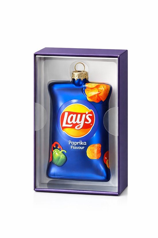 Kerstversiering - Lays Paprika Chips - Kerstboom hanger - 2 Delig - Kerstboom versiering - Kerstballen - Kerstdecoratie voor binnen