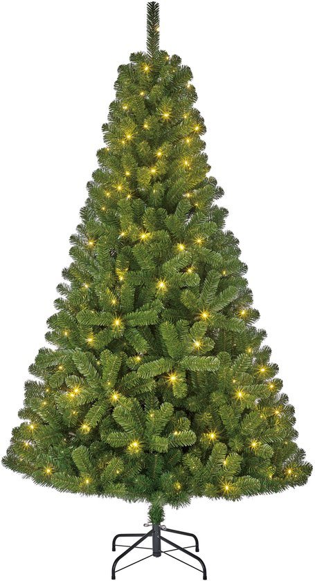Black Box Trees Charlton Kunst Kerstboom met Verlichting - Kunstkerstboom H230 x Ø135 cm - Groen