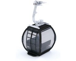 Jaegerndorfer - 82003 Gondel Omega IV 8 Zwart H0 Miniatuur Model - 1:87 - Kerstdorp