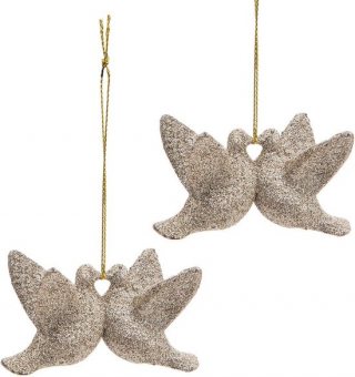Hangende decoratie, paar vogels