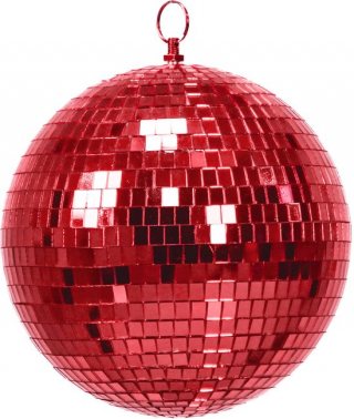 Housevitamin - Kerstversiering - Kersthanger - Discobal - Foam - Rood - 30x30x30cm