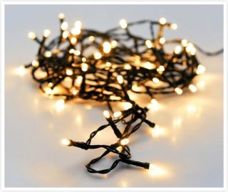 Kerstverlichting 120 led- 9m - extra warm wit - Timer - Lichtfuncties - Geheugen - Buiten -Binnen