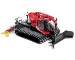 Jaegerndorfer - 4819 Pistenbully 600 Hintertux met Kraan - Rood Miniatuur Model - 1:43 - Kerstdorp
