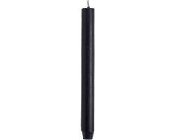 Rustik Lys Dinerkaarsen XL - Pak van 20 Stuks - Zwart - 2,6 x 30 cm