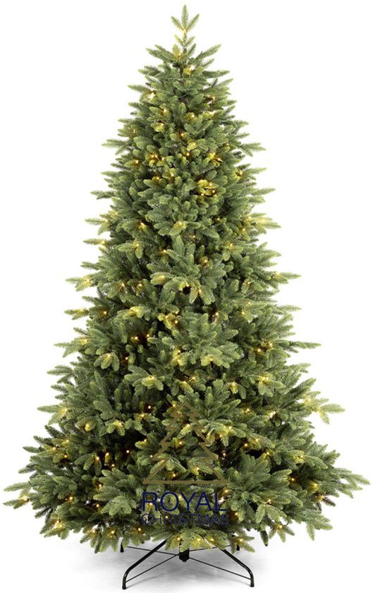 Kunstkerstboom - Rockefeller Premium 100% PE - 550 LED Lampjes - 210 cm