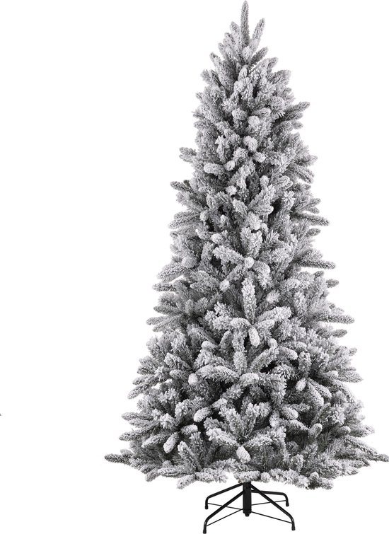 Black Box Trees Snowdon Kunstkerstboom - H155 x Ø102 cm - Groen Frosted