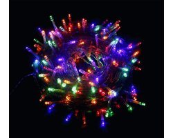 Kerstboomverlichting Binnen 10 meter – 100 RGB LED-lampjes met 8 Standen