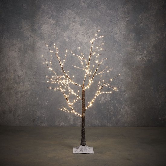 Luca Lighting Boom met Klassiek Witte LED Verlichting - H120 x Ø80 cm - Bruin