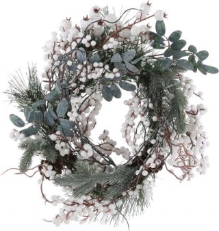 Hardy wreath green - h10xd40cm