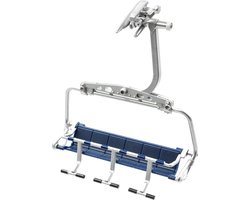 Jaegerndorfer - 86000 Zetel voor 6 Personen Blauw Miniatuur Model - 1:32 - Kerstdorp