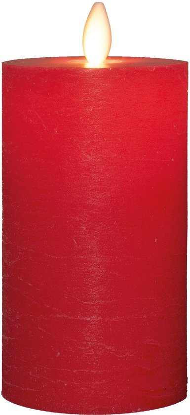 Annas collection - Stompkaars-USB wax 12,5x7,5 cm rood