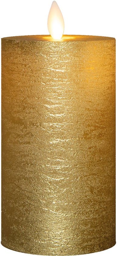 Annas collection - Stompkaars-USB wax 12,5x7,5 cm goud