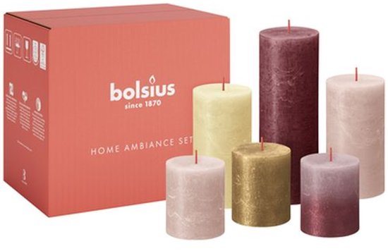 Bolsius - Rustieke Kaarsen Set - Haptic Luxury