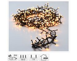 Kerstverlichting Clusterverlichting 400LED – 8 meter – warm wit - Voor binnen EN buiten