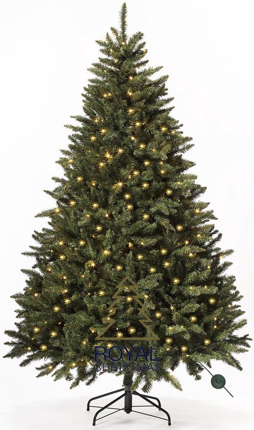 Royal Christmas - Kunstkerstboom - Washington - PVC - 180 cm - met LED verlichting - 944 Takken - Groen