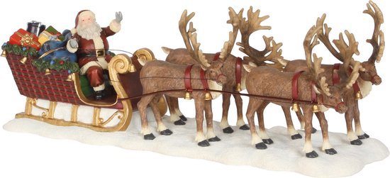 Luville Kerstman met Rendierenslee