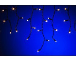 Blynx IJspegel Verlichting Buiten – 15m x 0,5m – Klassiek warm wit – Zwarte snoer – Twinkle – 570 LED lampjes – IP67 – Incl. startkabel