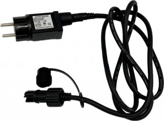 Luca Lightning Connect-24 LED Start kabel 20.4W 24V - 1.5m - Zwart - Voor Max. 1500 LED's