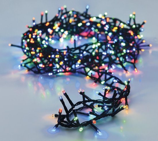 Gekleurde kerstlampjes microcluster - 16 meter - 800 LED-lampjes