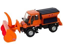 Jaegerndorfer - 2105 Mercedes Unimog Winterdienst - Oranje Miniatuur Model - 1:32 - Kerstdorp
