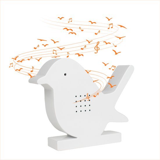 Tweet Bird - Vogelgeluiden Huisje met Bewegingsmelder & Geluid voor op Toilet - Vogelhuisje Kastje met Sensor WC - Geweldig Cadeau voor Vrouw & Man
