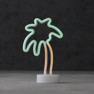 Luca Lighting - Neon light palm green yellow led battery operated - l18xw10xh29cm